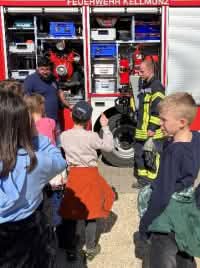 Besuch bei der Feuerwehr